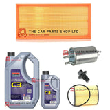FOR LAND ROVER DISCOVERY 4 3.0 16-18 SERVICE KIT 6 LITRES OIL + FUEL OIL AND AIR