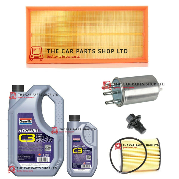 FOR LAND ROVER DISCOVERY 4 3.0 16-18 SERVICE KIT 6 LITRES OIL + FUEL OIL AND AIR