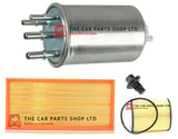 FOR LAND ROVER DISCOVERY 4 3.0 2016-18 SERVICE FILTER KIT FUEL OIL AND AIR PLUG