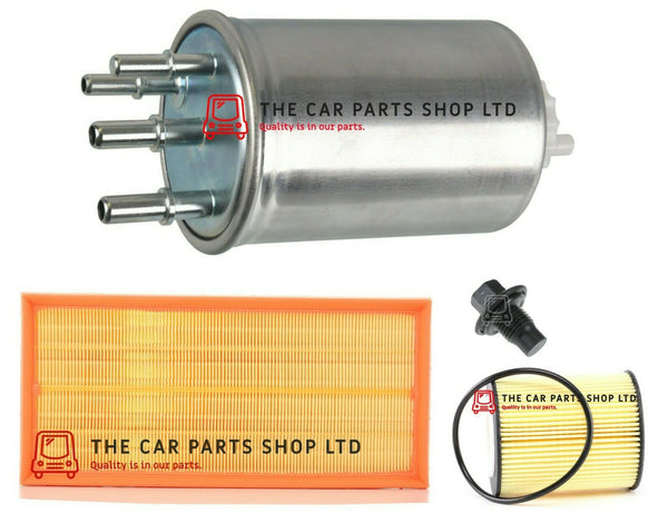 FOR LAND ROVER DISCOVERY 4 3.0 2016-18 SERVICE FILTER KIT FUEL OIL AND AIR PLUG