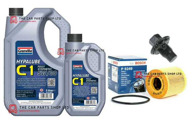 FOR LAND ROVER FREELANDER 2.2 10-14 BOSCH OIL CHANGE SERVICE KIT & SUMP PLUG