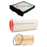 FITS LAND ROVER FREELANDER 2.0 TD4 98-06 SERVICE FILTER KIT POLLEN AIR OIL