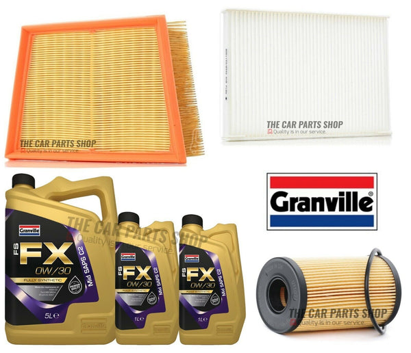 FOR RANGE ROVER EVOQUE 2.0 L538 2011> SERVICE KIT 7L OIL + 3 NEW FILTERS