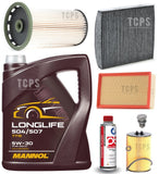 FOR VW GOLF MK7 1.6 TDI FULL SERVICE KIT OIL 5L OIL + ALL FILTERS + FLUSH + PLUG