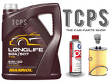 FITS VW GOLF MK7 1.6 TDI SERVICE KIT OIL 5L 5W30 OIL + OIL FILTER + SUMP PLUG