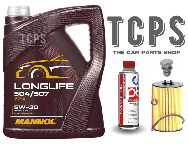 FITS VW GOLF MK7 1.6 TDI SERVICE KIT OIL 5L 5W30 OIL + OIL FILTER + SUMP PLUG