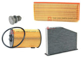 SERVICE FILTERS KIT FOR VW SCIROCCO 2.0 TDI MK3 2013-2017 POLLEN OIL & AIR NEW