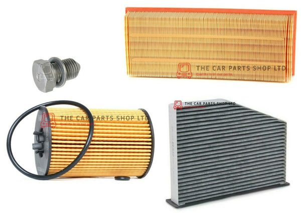 SERVICE FILTERS KIT FOR VW SCIROCCO 2.0 TDI MK3 2013-2017 POLLEN OIL & AIR NEW