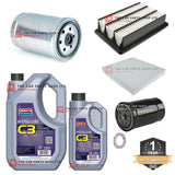 FOR HYUNDAI SANTA FE 2.2 MK2 05-13 FULL SERVICE KIT AND SEAL RING FOR PLUG