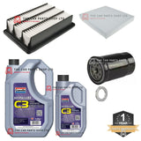 FOR HYUNDAI SANTA FE 2.2 MK2 05-13 SERVICE KIT 6L OIL & AIR OIL CABIN NEW