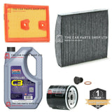 FOR SEAT LEON 1.2 TSI MK3 2012> SERVICE KIT 5L GRANVILLE + OIL AIR CABIN & PLUG