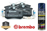 FITS VW SCIROCCO 2.0 TDI MK3 13-17 BREMBO REAR BRAKE PADS + ACCESSORIES & 500ML