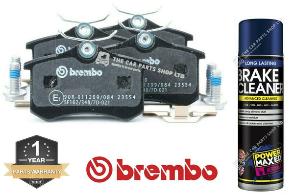 FITS VW SCIROCCO 2.0 TDI MK3 13-17 BREMBO REAR BRAKE PADS + ACCESSORIES & 500ML