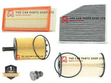 FULL REPACEMENT FILTER KIT AND SUMP PLUG FOR VW EOS 2.0 TDI 2006 ONWARD NEW