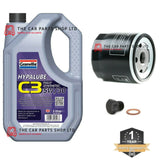 FITS SEAT LEON SPORT COUPE 1.4 TSI 12-18 SERVICE KIT 5L GRANVILLE & OIL FILTER
