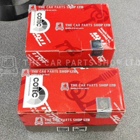 FOR SEAT LEON 1.9 TDI MK1 2005-2013 TRW FRONT & REAR BRAKE PADS PREMIUM QUALITY