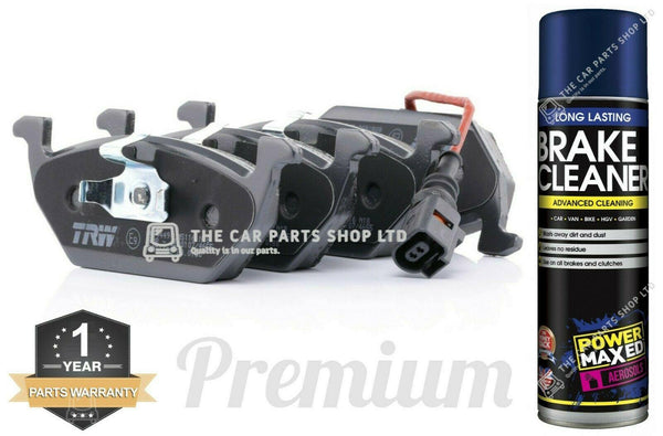 FOR SEAT LEON 1.9 TDI MK1 2005-2013 TRW FRONT BRAKE PADS + BRAKE CLEANER 500ML