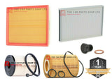 FOR VAUXHALL ASTRA H 1.7 SRI 04-11 FULL SERVICE FILTERS KIT ALL 4 FILTERS & PLUG