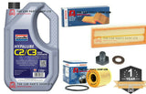 FITS PEUGEOT EXPERT 2.0 HDI MK2 2015> BOSCH SERVICE KIT 5L OIL & 2 BOSCH FILTERS