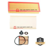 FOR PEUGEOT EXPERT 2.0 HDI MK2 2015> SERVICE FILTERS KIT AIR OIL CABIN + PLUG