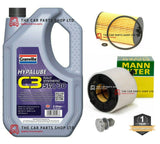 FITS AUDI A4 2.0 TDI MK5 2015> SERVICE KIT AIR OIL FILTER GRANVILLE OIL 5W30 NEW