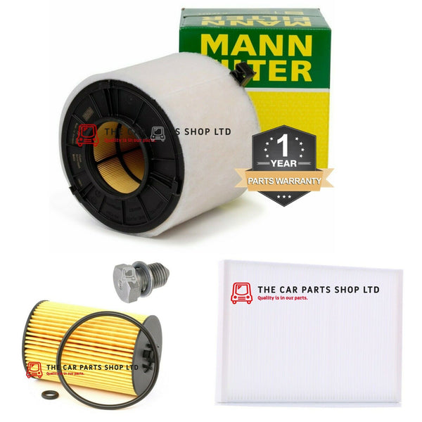 FITS AUDI A4 2.0 TDI MK5 2015> REPLACEMENT FILTER KIT POLLEN AIR AND OIL NEW