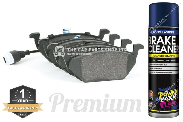 FOR VW EOS MK1 2.0 TDI 2006> FRONT BRAKE PADS SET & BRAKE CLEANER 500ML NEW