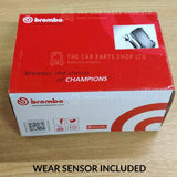 FOR VW EOS MK1 2.0 TDI 2006> FRONT BREMBO BRAKE PADS AND 500ML BRAKE CLEANER