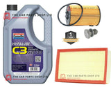 FITS VW GOLF MK7 GTD 2.0 DIESEL 12-16 SERVICE KIT GRANVILLE OIL + AIR OIL PLUG
