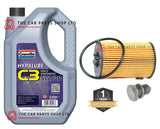 FITS VW GOLF MK7 GTD 2.0 DIESEL 12-16 SERVICE KIT 5L OIL + OIL FILTER SUMP PLUG