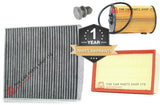 FITS VW GOLF MK7 GTD 2.0 DIESEL 12-16 SERVICE FILTER KIT POLLEN, AIR & OIL FILT