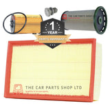 FITS VW GOLF MK7 GTD 2.0 DIESEL 12-16 SERVICE FILTER KIT 3 FILTERS AND SUMP PLUG