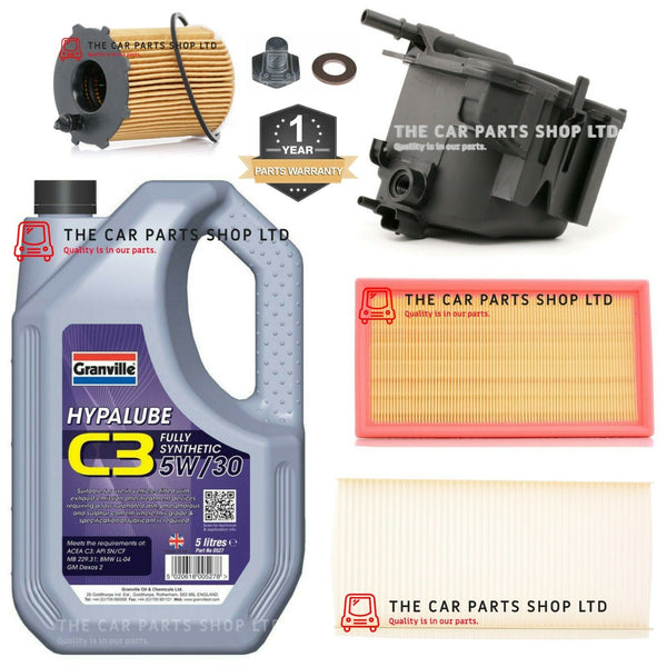 GRANVILLE OIL SERVICE KIT FOR PEUGEOT EXPERT MPV 1.6 HDI 2006>