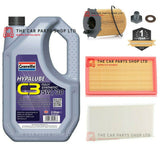 SERVICE KIT FOR PEUGEOT EXPERT MPV 1.6 HDI 2006> 5L AND POLLEN AIR OIL PLUG NEW