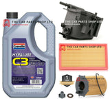 SERVICE KIT FOR PEUGEOT EXPERT MPV 1.6 HDI 2006> 5W30 OIL + FUEL OIL & AIR NEW