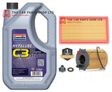 SERVICE KIT FOR PEUGEOT EXPERT MPV 1.6 HDI 2006> 5W30 OIL & OIL AIR SUMP PLUG
