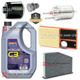 FOR SKODA OCTAVIA 1.4 MK2 2004> FULL SERVICE KIT 5L OIL + 4 FILTERS & DRAIN PLUG