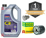 FOR SKODA OCTAVIA 1.4 MK2 2004> MANN-FILTER SERVICE KIT MANN OIL FILTER & 5L OIL
