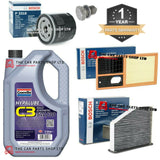 FITS SKODA OCTAVIA 1.4 MK2 04-14 BOSCH SERVICE KIT 5L OIL BOSCH AIR OIL POLLEN