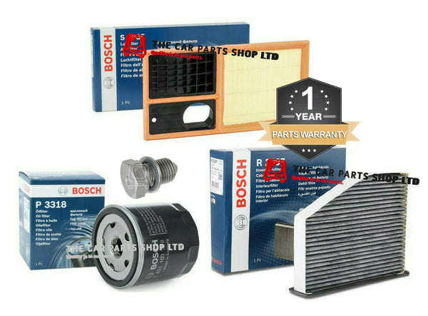 FITS SKODA OCTAVIA 1.4 MK2 04-14 BOSCH REPLACEMENT SERVICE FILTERS KIT PREMIUM