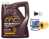 FITS MINI COOPER 1.6 PETROL 06-14 BOSCH SERVICE KIT 5L OIL & BOSCH FILTER PLUG