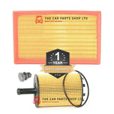 FOR VW TRANSPORTER MK5 1.9 TDI 03-09 SERVICE FILTERS KIT AIR AND OIL FILTER PLUG