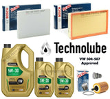 BOSCH SERVICE KIT FOR VW TRANSPORTER MK5 1.9 TDI 03-09 INC AIR OIL CABIN FILTER