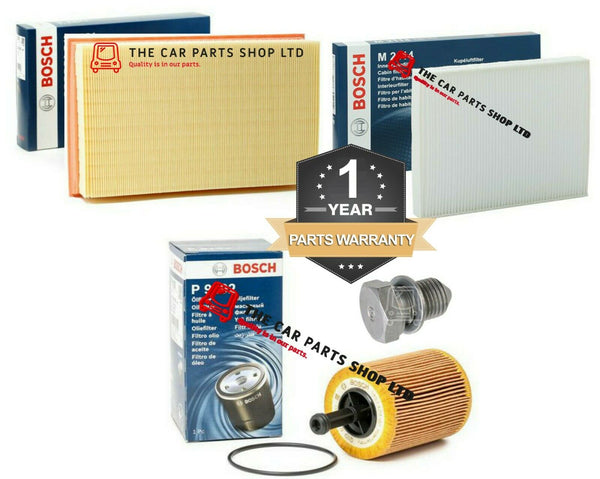TO FIT VW TRANSPORTER MK5 1.9 TDI 2003> BOSCH SERVICE FILTERS KIT AIR OIL POLLEN