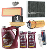 FOR BMW 330D 3.0 MSPORT FULL SERVICE KIT 7L 5W30 & OIL AIR CABIN FUEL & PLUG