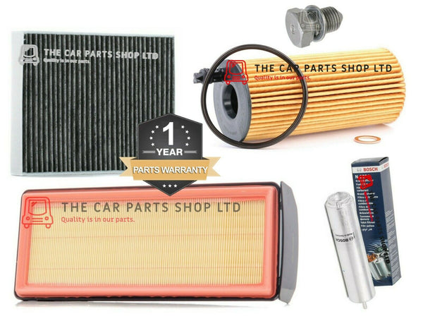 FOR BMW 330D 3.0 M-SPORT F30 SERVICE FILTERS KIT FULL KIT WITH DRAIN PLUG NEW