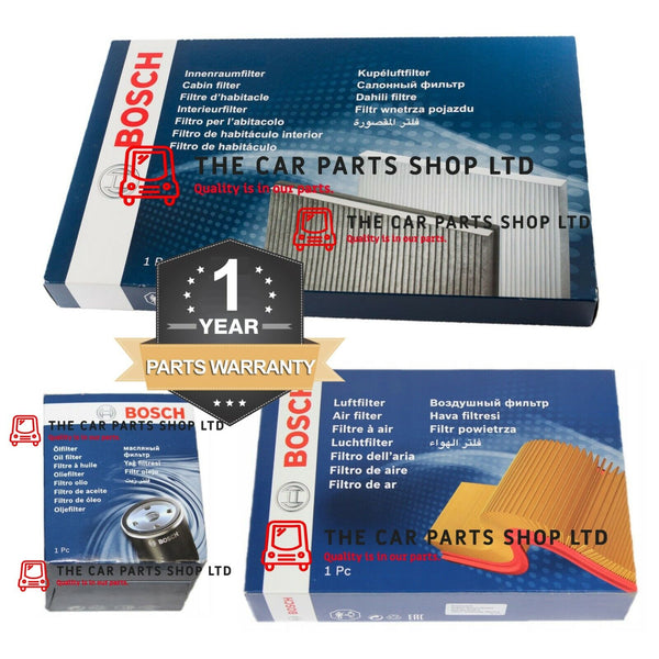 FITS HONDA JAZZ 1.3 PETROL MK3 BOSCH SERVICE REPLACEMENT FILTERS PACKAGE