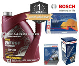 FITS AUDI Q3 2.0 TDI MK1 11-18 BOSCH SERVICE KIT 5L 5W30 OIL + FUEL AIR OIL