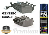 FITS MINI COOPER 1.6 R50 FRONT & REAR BRAKE PADS SET & SENSORS INCLUDED NEW