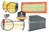 TO FIT SEAT LEON 2.0 TDI MK2 FULL SERVICE FILTERS KIT WITH NEW DRAIN PLUG